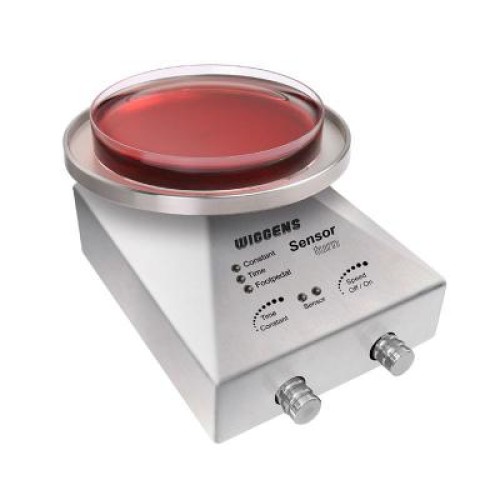 Sensor-controlled turntable for Petri dishes Rotary speed range: 4 - 110 rpm Model: Sensorturn Wiggens Germany